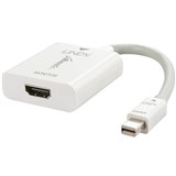 LINDY 41069 ADAPTER CONVERTER MINI DISPLAYPORT 12 TO HDMI 20 18G 150MM WHITE