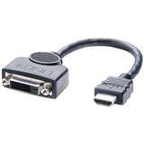 LINDY 41227 ADAPTER CABLE DVID FEMALE TO HDMI MALE 200MM BLACK