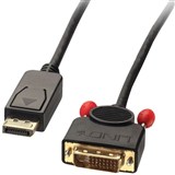 LINDY 41490 DISPLAYPORT TO DVI CABLE 1M BLACK