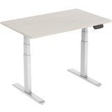 ERGOVIDA EED623D ELECTRIC SITSTAND DESK 1800 X 750MM WHITELIGHTWOOD
