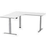 ERGOVIDA EED633D ELECTRIC SITSTAND CORNER DESK 1800 X 1800 X 750MM GREYWHITE