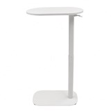 RAPIDLINE EOS HEIGHT ADJUSTABLE SIDE TABLE 560 X 340 X 6531048MM NATURAL WHITEWHITE PC
