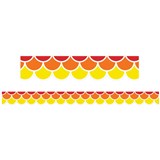 LEARNING CAN BE FUN WARM TONES SCALLOPS BORDER PACK 12