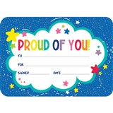 LEARNING CAN BE FUN GIGGLE  GROW PROUD OF YOU CERTIFICATES PACK 30
