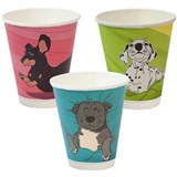 DISPOSABLE CUP 8oz DOUBLE WALL DOG SERIES
