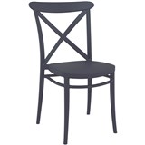 SIESTA CROSS CHAIR 440MM ANTHRACITE
