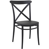 SIESTA CROSS CHAIR 440MM BLACK