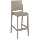 SIESTA MAYA BARSTOOL 750MM TAUPE