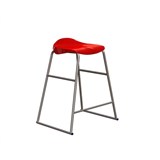 TRACT STOOL 650MM HIGH RED