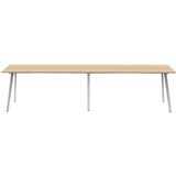 RAPIDLINE ETERNITY HIGH BAR TABLE 4200 X 750MM NATURAL OAKWHITE