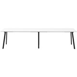 RAPIDLINE ETERNITY HIGH BAR TABLE 4200 X 750MM NATURAL WHITEBLACK