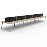 RAPIDLINE ETERNITY WORKSTATION 10 PEOPLE BACK TO BACK WITH SCREEN