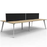 RAPIDLINE ETERNITY WORKSTATION 4 PERSON BACK TO BACK WITH SCREEN