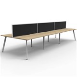 RAPIDLINE ETERNITY WORKSTATION 6 PERSON BACK TO BACK WITH SCREEN