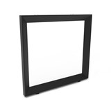 RAPIDLINE LOOP LEG 750 X 105 X 695MM BLACK SET 2
