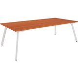 RAPIDLINE ETERNITY MEETING TABLE 2400 X 1200MM CHERRYWHITE
