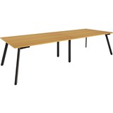 RAPIDLINE ETERNITY MEETING TABLE 3200 X 1200MM BEECHBLACK