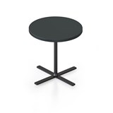 RAPIDLINE KOLO SIDE AND COFFEE TABLE 500 X 457MM BLACK TOP AND BLACK PC FRAME