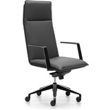 RAPIDLINE MIRAGE HIGH BACK EXECUTIVE CHAIR BLACK LEATHER