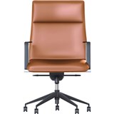 RAPIDLINE MIRAGE MEDIUM BACK EXECUTIVE CHAIR TAN LEATHER