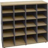 RAPID WORKER PIGEON HOLE UNIT 1040 X 1040 X 380MM OAKIRONSTONE
