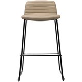 RAPIDLINE PIXEL HIGH BAR STOOL 730MM ALMONDBLACK