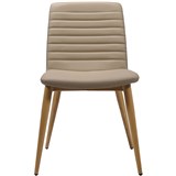 RAPIDLINE PIXEL 4 LEG CHAIR ALMONDASH