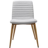 RAPIDLINE PIXEL 4 LEG CHAIR LIGHT GREYASH