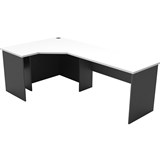 RAPID WORKER CORNER WORKSTATION COMPLETE 1200 X 2100 X 600MM WHITEIRONSTONE