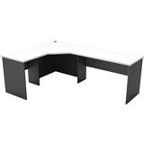 RAPID WORKER CORNER WORKSTATION COMPLETE 2100 X 1500 X 600MM WHITEIRONSTONE