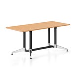 RAPIDLINE TYPHOON MEETING TABLE RECTANGLE 1500W X 750D MM BEECH TOP