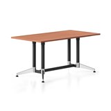 RAPIDLINE TYPHOON MEETING TABLE RECTANGLE 1500W X 750D MM CHERRY TOP