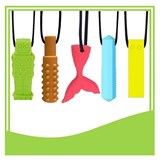 MTA ESSENTIALS SILICONE CHEWABLE NECKLACE ASSORTED SET OF 5