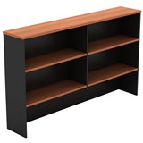 OM OVERHEAD HUTCH 1800 X 325 X 1080MM CHERRYCHARCOAL