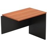 OM DESK RETURN 1200 X 600 X 720MM CHERRYCHARCOAL