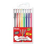 PENTEL MATTEHOP GEL ORIGINAL COLLECTION PEN 10MM ASSORTED PACK 8