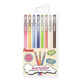 PENTEL MATTEHOP GEL SWEET COLLECTION PEN 10MM ASSORTED PACK 8