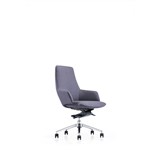 EXECUTIVE PORTFOLIO NEWPORT CHAIR MEDIUM BACK PU LEATHER 295 X 470 X 995MM BLACK