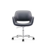 EXECUTIVE PORTFOLIO MARINO CHAIR LOW BLACK PU LEATHER 350 X 465 X 830MM BLACK