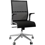 EXECUTIVE PORTFOLIO RETRO CHAIR MESH BACK 475 X 505 X 1000MM BLACK