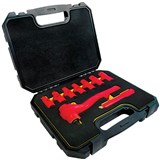 MAJOR TECH INSULATED SPANNER SOCKET SET 9PCS BLACK
