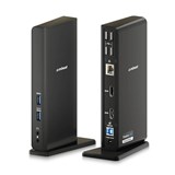 MBEAT USBCA DUAL HDMI DISPLAYLINK DOCKING STATION BLACK