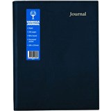 COLLINS VANESSA NOTEBOOK JOURNAL WIRO BOUND RULED 200 PAGE LEATHERGRAIN PVC A4 BLACK