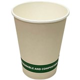 EARTH ECO SINGLE WALL CUP 12OZ WHITE CARTON 1000