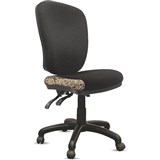ORANGE DUST ALICE CHAIR MEDIUM BACK 510 X 490 X 880MM DOTS BLACK