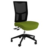 OLG URBAN MESH CHAIR WITH MOTION FELT FABRIC SEAT AVOCADO GREEN NYLON BASE