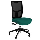 OLG URBAN MESH CHAIR WITH MOTION FELT FABRIC SEAT EMERALD GREEN NYLON BASE