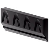 SNUGHOOK BAG AND HAT HOOK 167 X 480 X 45MM BLACK
