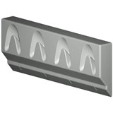 SNUGHOOK BAG AND HAT HOOK 167 X 480 X 45MM GREY
