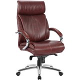 RENOIR EXECUTIVE CHAIR HIGH BACK ARMS BURGANDY LEATHER